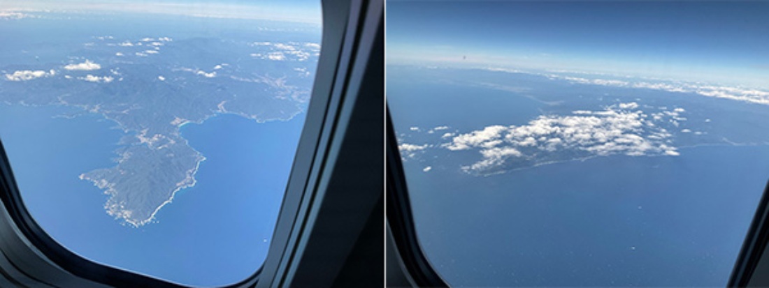 飛行機の窓から見る景色手描き水彩風イラストのイラスト素材97933080- PIXTA