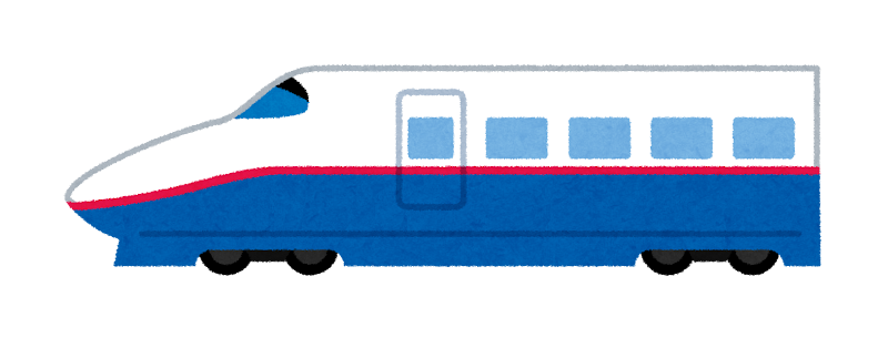 新幹線のイラスト04無料のフリー素材 イラストエイト