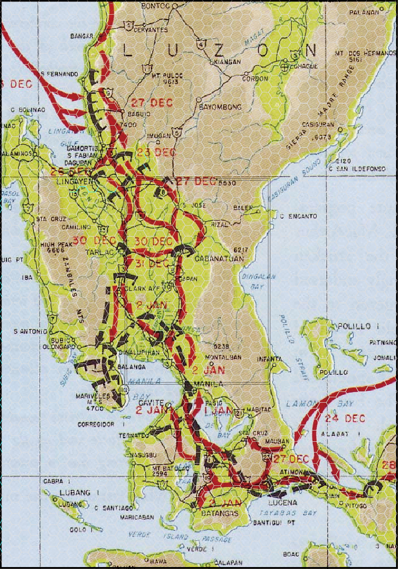 OCS『Luzon：Withdraw to Bataan』 ルソン：バターン半島への退却