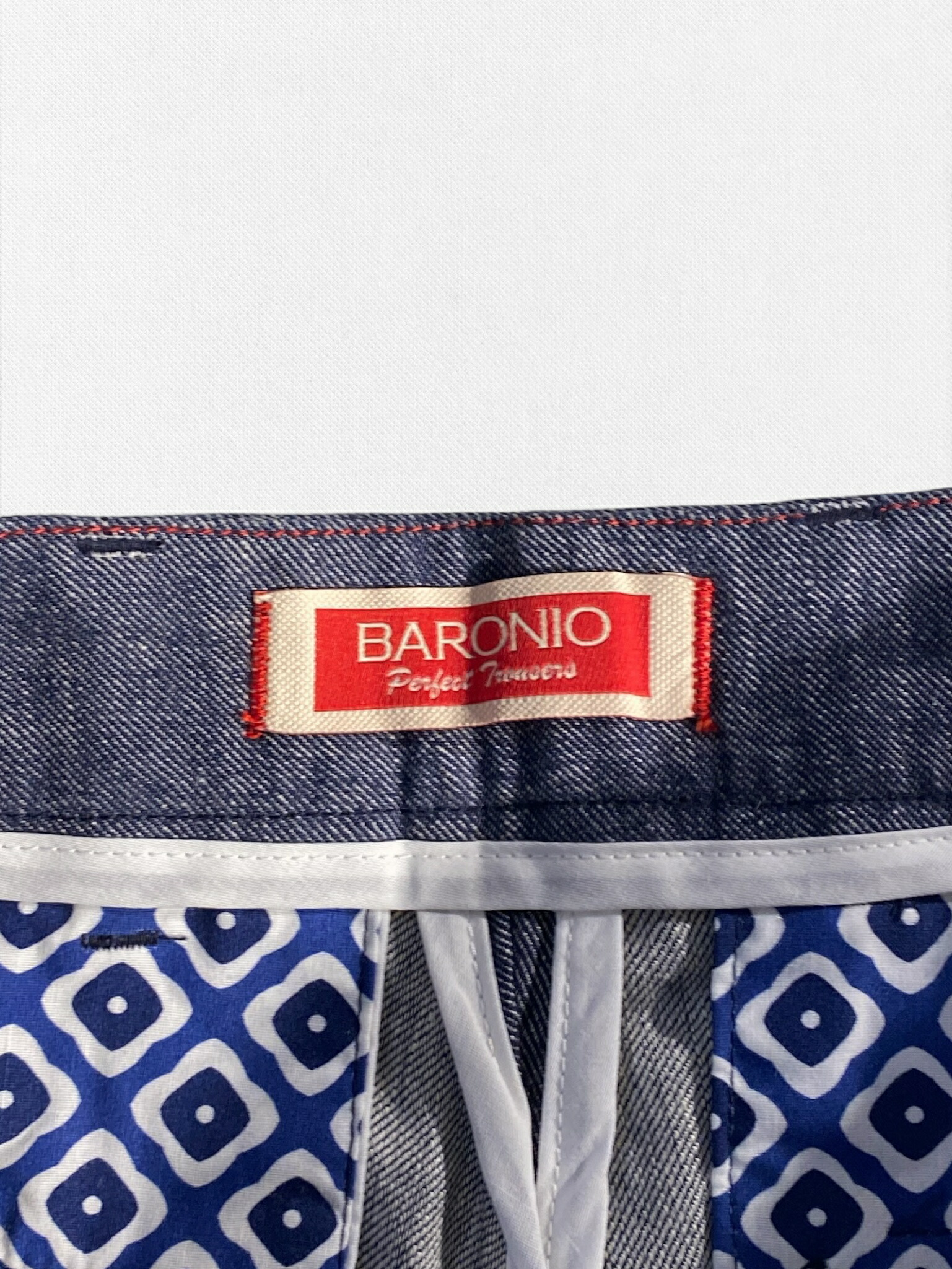 BARONIO バローニオバローニョ リゾート感たっぷりな佇まいと鮮やかなカラーリングで気分も上がる♪ 美長効果の高いリネンテーパードパンツリラックス テーパード