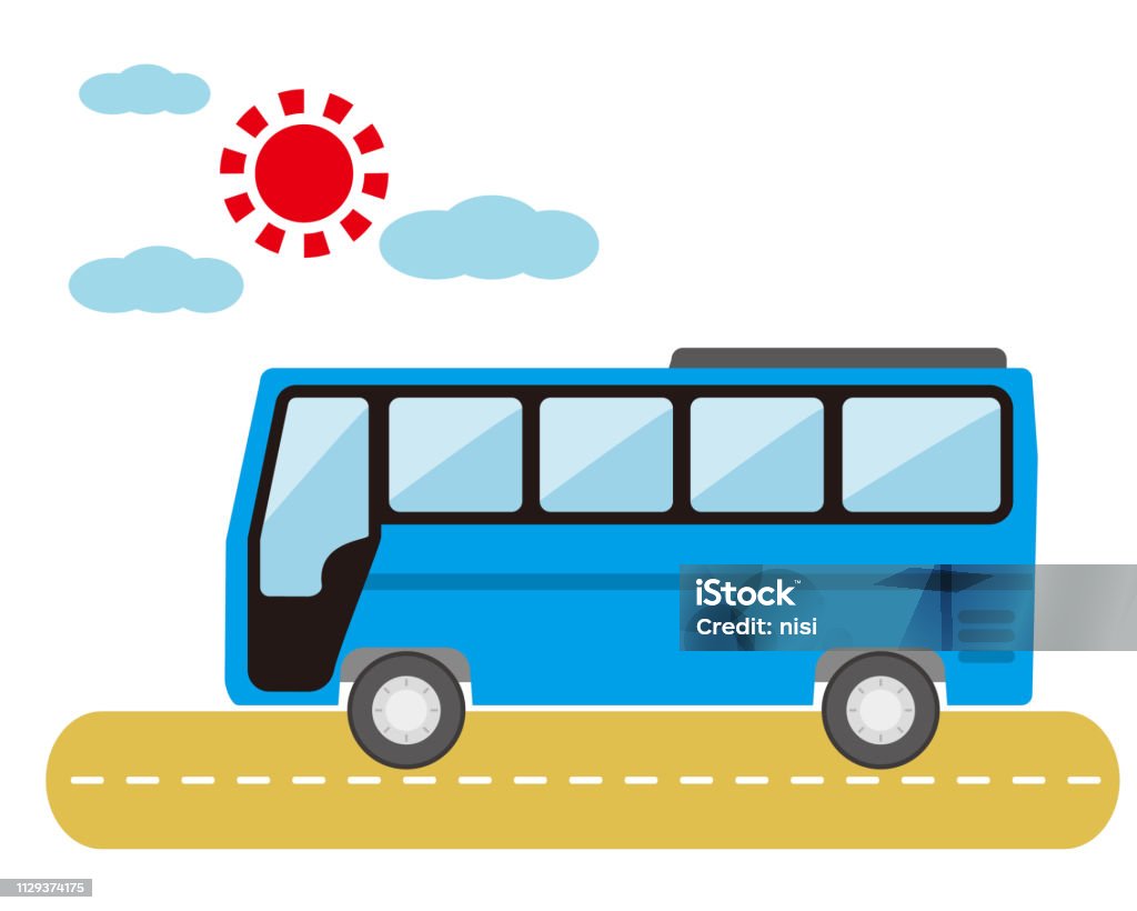 夜行高速バスイラスト無料イラスト・フリー素材なら「イラストAC」