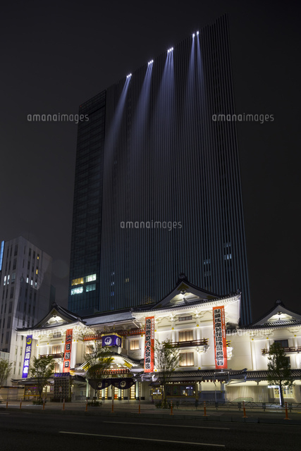 駐車場：歌舞伎座タワーの機械式駐車場