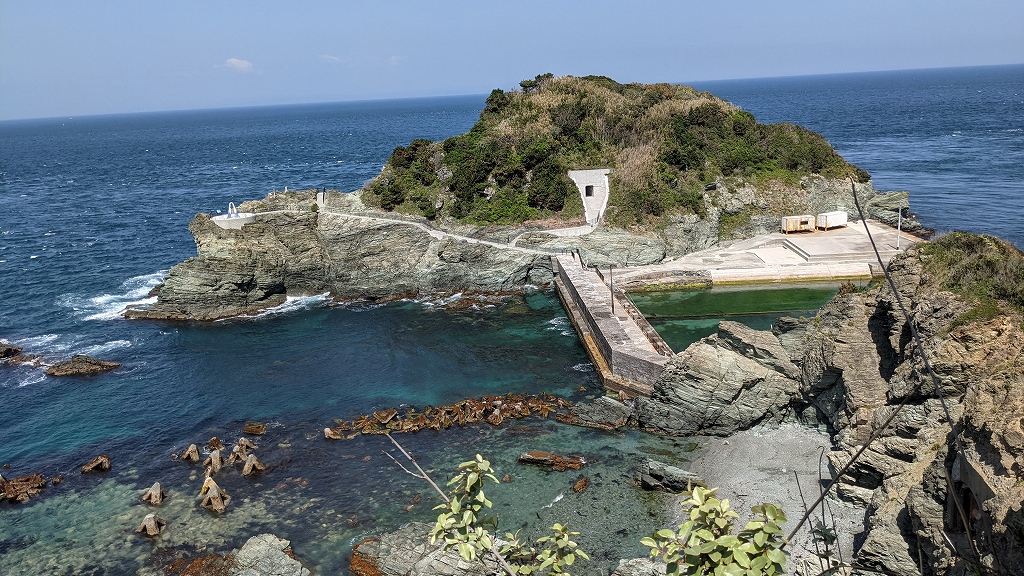 4K空撮 和歌山が見える！四国最東端蒲生田岬 徳島県