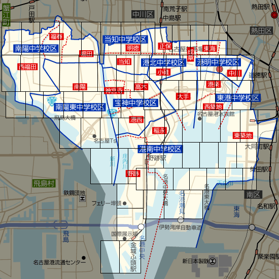 路線図ドットコム 名古屋市 港区バス路線図