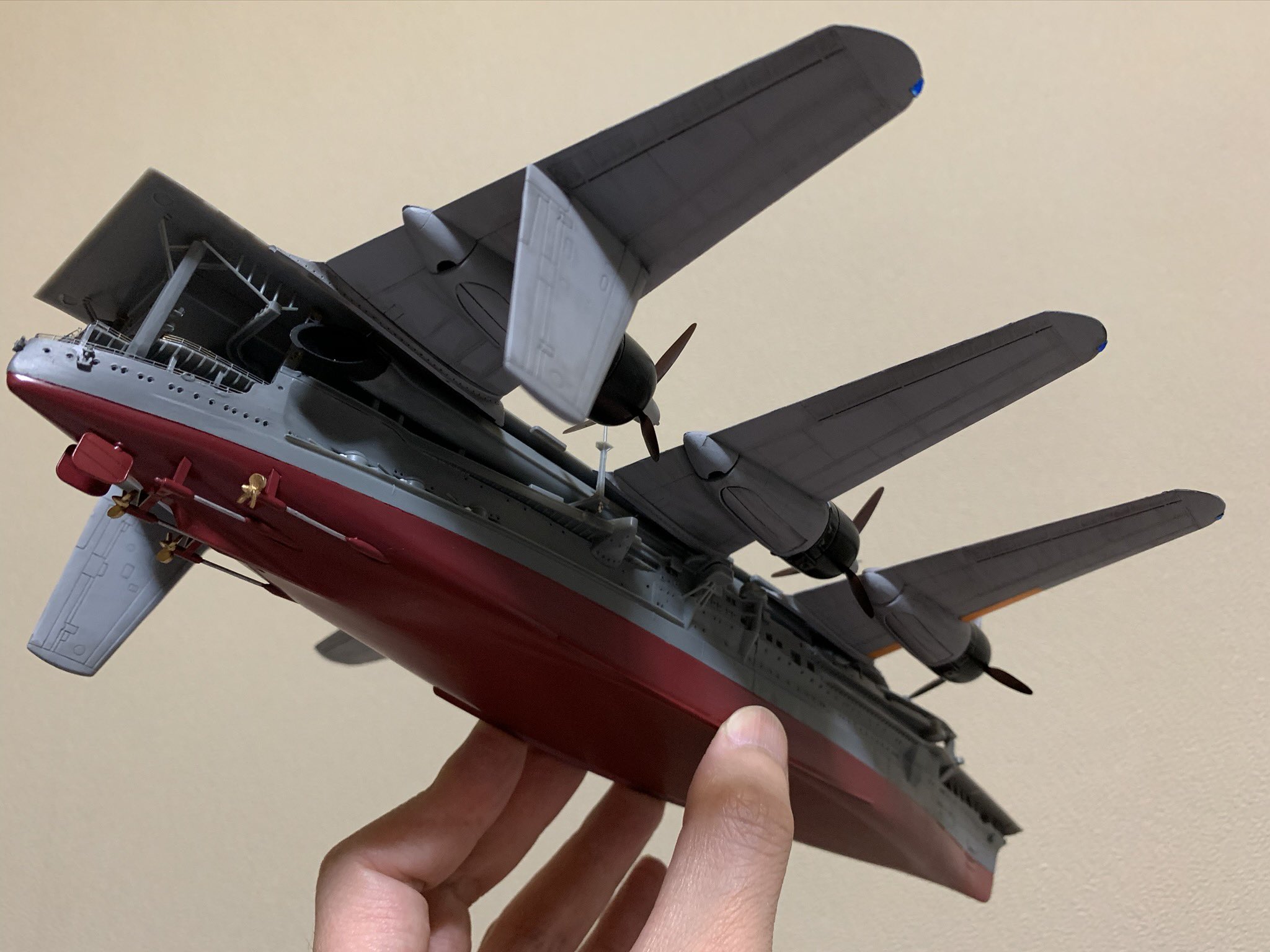 飛行船 USS アクロン1:2000ペーパークラフトladder-23のペーパークラフトとか日記