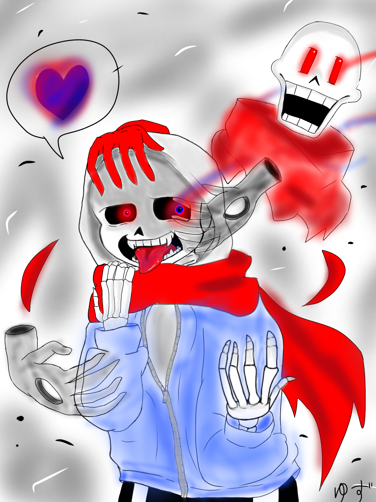 アンダーテールのサンズに関する特集TikTok