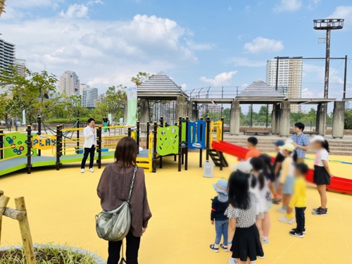 浜町中央公園 IKEAの目の前！秘密基地のような空間が人気の公園トコトコふなばし