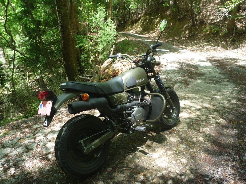 ホンダエイプ50 スクランブラーカスタム オフロード仕様ape50カフェレーサ