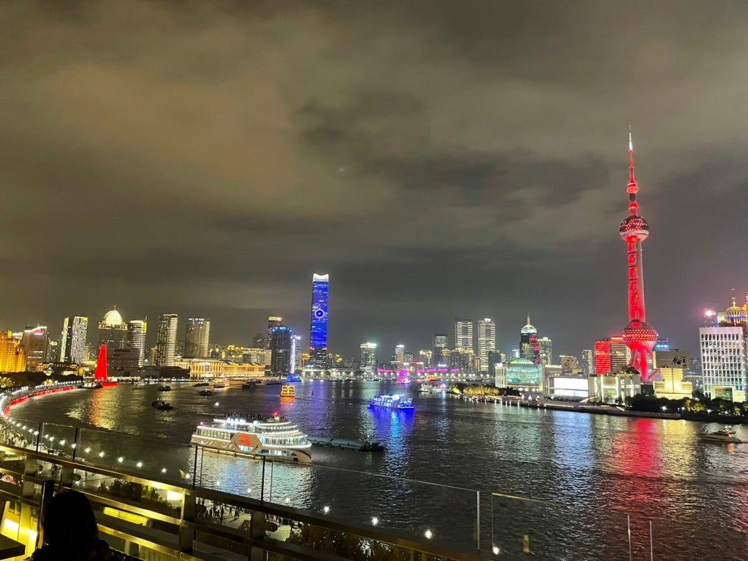 中国 外灘の夜景 Night