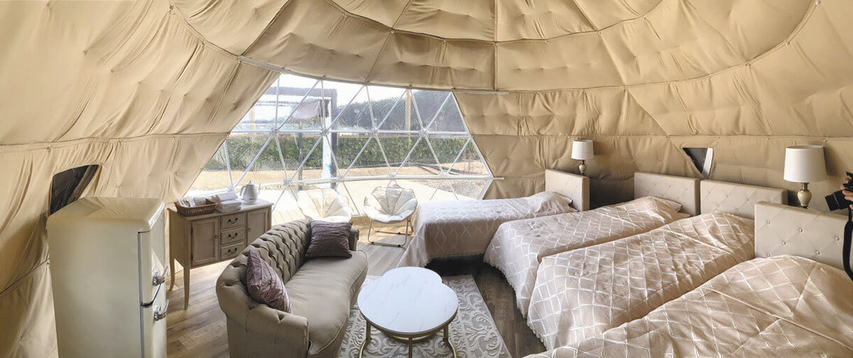 静岡 廃校でグランピングGlamping&Port 結の料金プランや学校ならではのアクティビティ紹介グランプレス