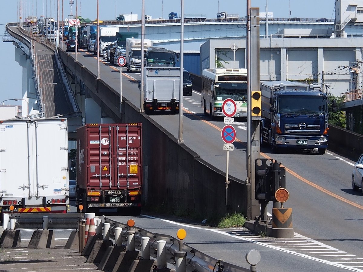 なみはや大橋からの大阪夜景 Night View from Namihaya