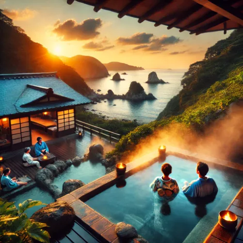 賢島宝生苑で味わう、英虞湾の絶景と新鮮お刺身定食ランチ 日帰り温泉付き