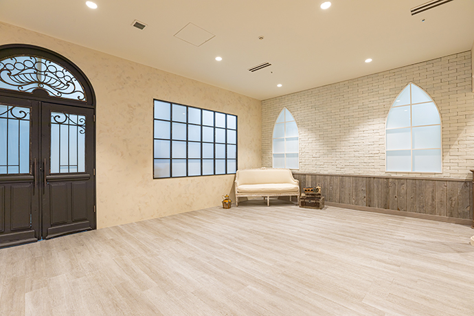 大阪：チャペル ロケーションロケーションフォトプランスタジオTVB 大阪・関西前撮り・フォトウェディング