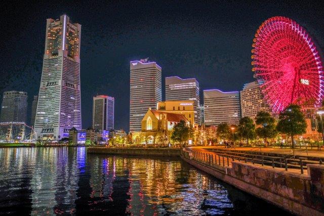 神奈川 ドラマチック夜景✨横浜みなとみらい万国橋からお散歩コース💕﻿yukimimiが投稿したフォトブックLemon8