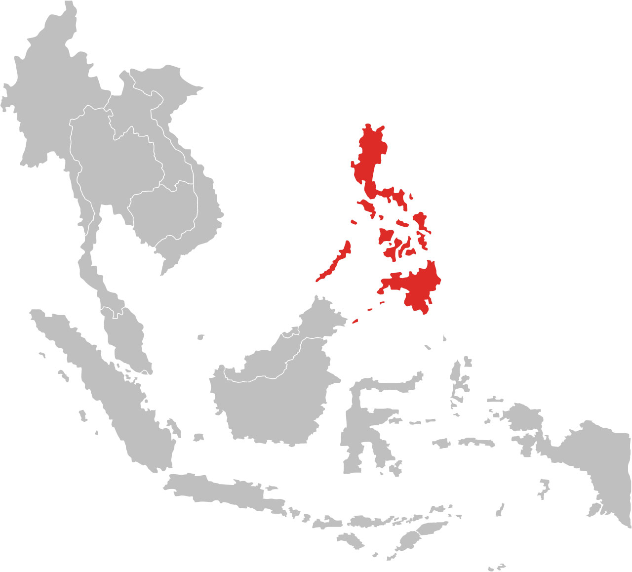 東アジアの島国フィリピンの国別地図のイラスト素材・ベクター Image 189705077