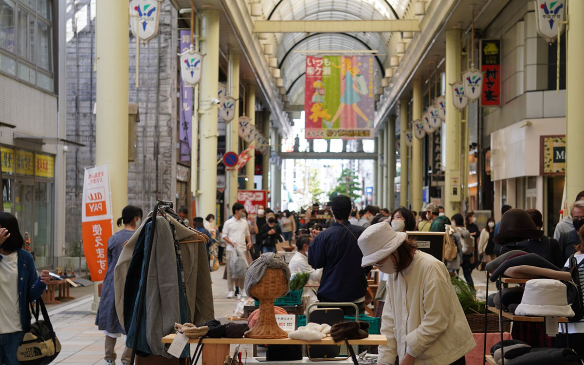 岐阜柳ケ瀬商店街日本各地の商店街