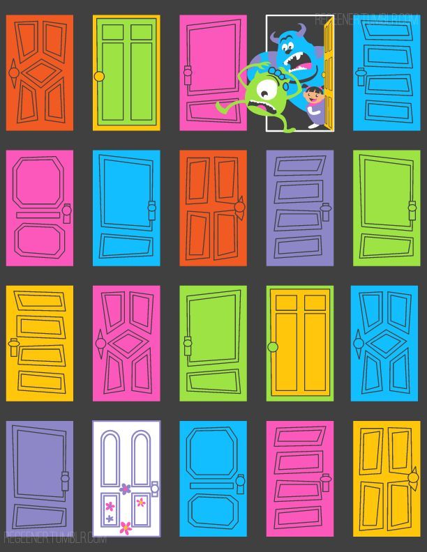 モンスターズ・インクのブーのドアを追いかけるシーン ドアがいっぱいある- Yahoo!知恵袋