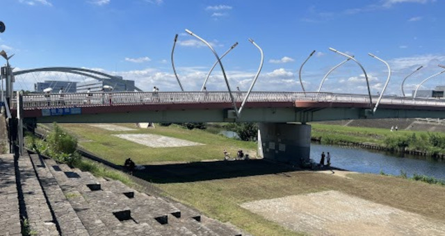 鴨居鶴見川河川敷 BBQ-JW格安バーベキュー機材,食材レンタル