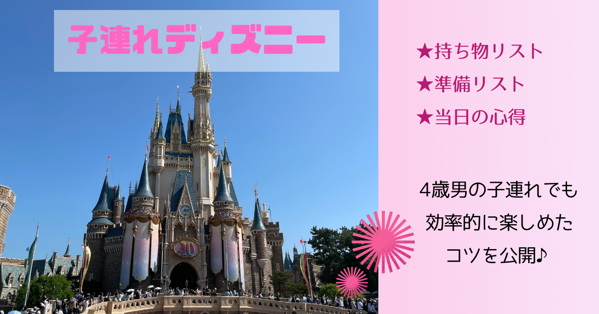 子連れディズニーの 持ち物を今回まとめてみたよ～❣️ 今息子は3歳で トイトレ最中なので 一応オムツは多めに持って行って
