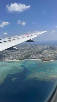 飛行機からの景色みらいへ