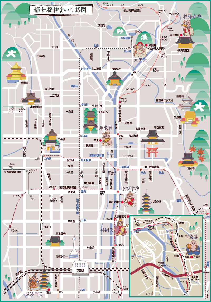 泉涌寺の泉山七福神巡りは実は九福神！？成人の日に福を授かりに京都ご利益.com