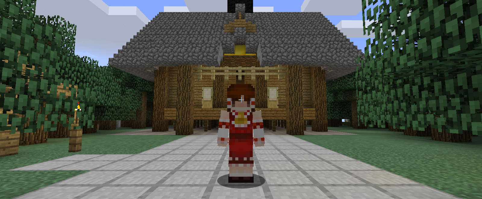 Minecraft 和風の神社の作り方簡単に作れる設計図！！ マイクラ建築家Den Creation