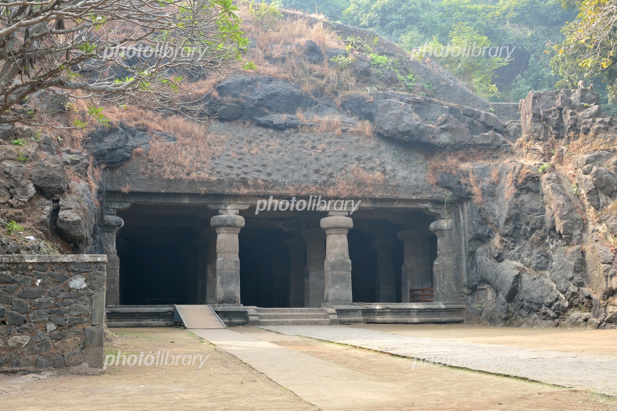 エレファンタ島の石窟寺院 世界遺産写真アールクリエーション
