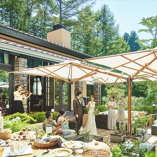 北佐久郡軽井沢町でガーデンウェディング・緑あふれる結婚式場 みんなのウェディング