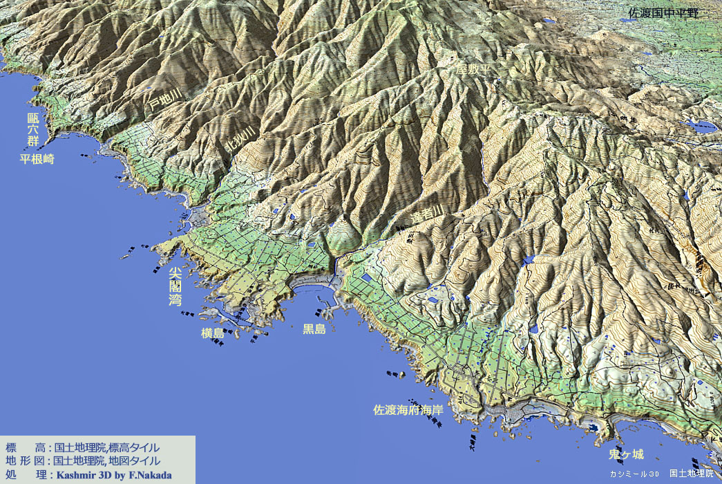 新潟県佐渡市の地図Map-It マップ・イット