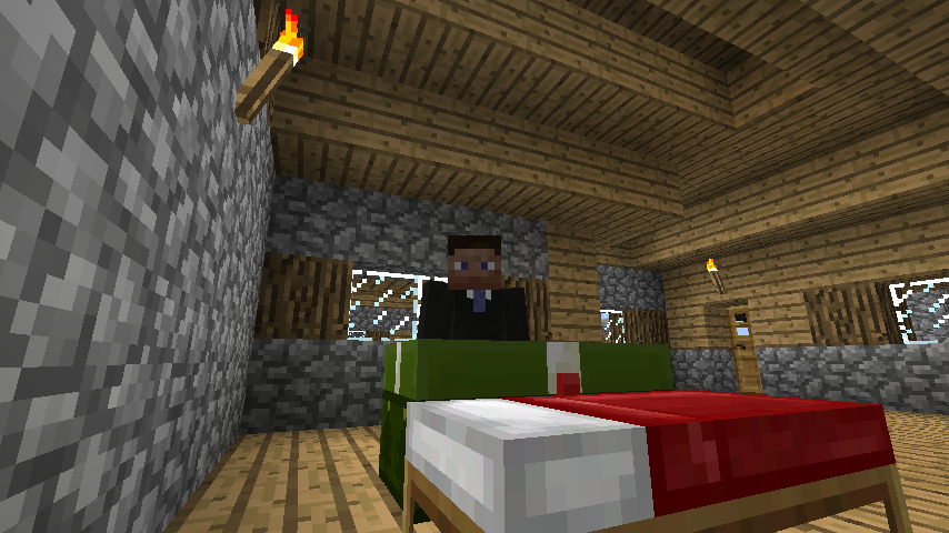 99%が知らない新しいベッドの寝方 マイクラMinecraft