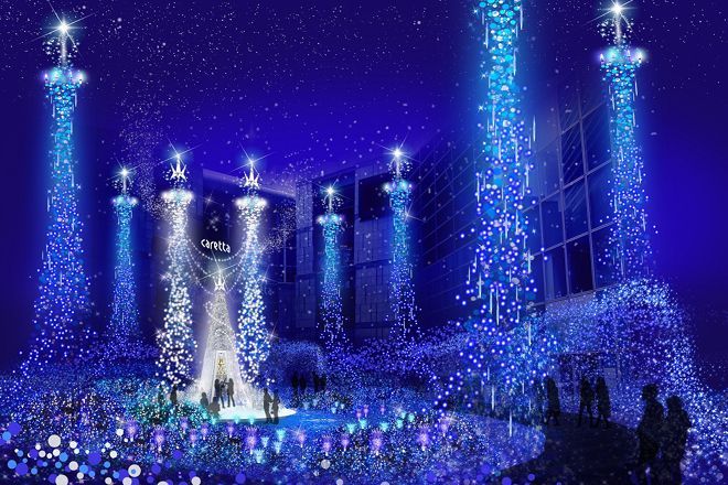 ラプンツェルやアナと雪の女王をイメージ！カレッタ汐留「Caretta Illumination 2018 ～ディズニーMovieNEX