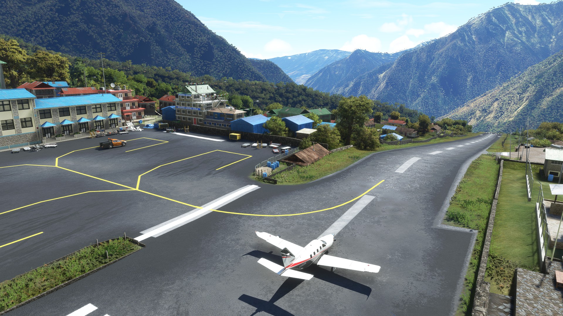 画像ギャラリー「世界一危険な空港」に行ってきた 激短滑走路の先には崖！ 驚きの離着陸事情乗りものニュース