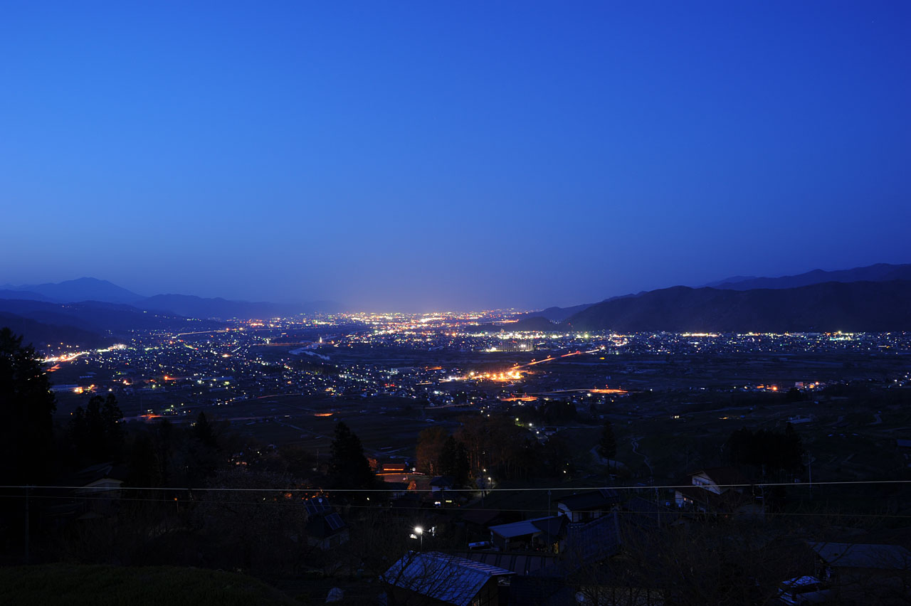 姨捨の夜景を世界へ発信～ナイトビュー姨捨に乗って～ほっと９ ナイン ながの