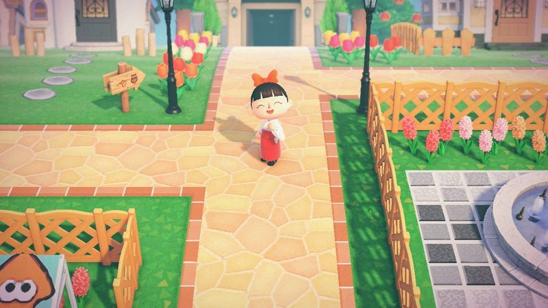 レンガのふち 作者: コノハマイデザイン カタログ -あつ森