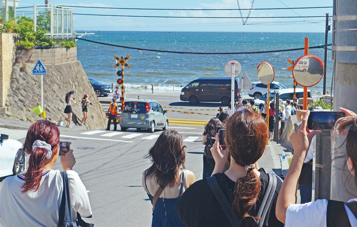 鎌倉高校前1号踏切『スラムダンク』青春の風景を感じる聖地