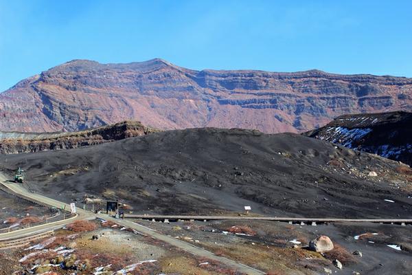 阿蘇山 砂千里ヶ浜から中岳、高岳へ - 伊勢っ子トレジャーズ