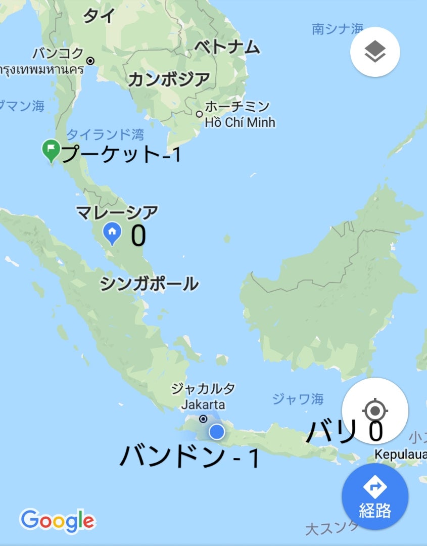 インドネシア・タイムゾーン地図 - 旅行のとも、ZenTech