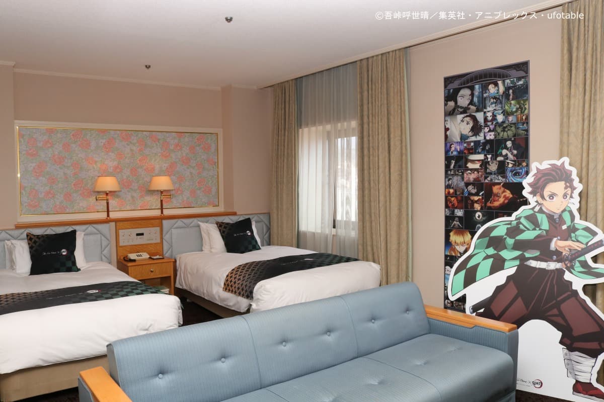 期間限定 『ホテルニューオータニ鳥取』にアニメ「鬼滅の刃」コラボルーム！限定ノベルティあり日刊Lazuda ラズダ-島根・鳥取を知る、見る、食べる、遊ぶ、暮らすWebマガジン