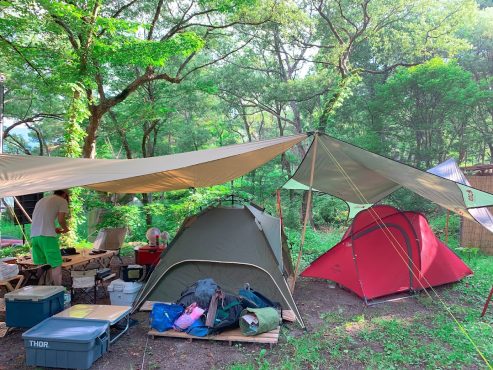 初心者用 キャンプサイトのレイアウトを簡単に紹介 配置図もあります-