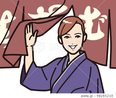 染色のれんで木曽に非日常を 作家園原さん、店先に展示：中日新聞Web