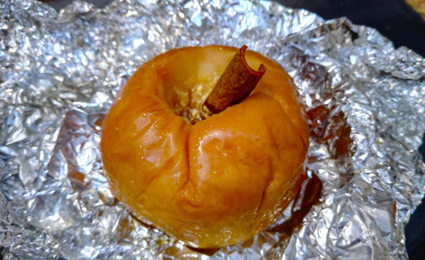 秋冬キャンプにオススメのレシピ！PICA富士西湖で焼きりんごやってみたキャンプ・アウトドア情報メディアhinata