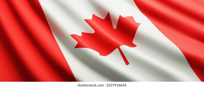 カナダ地図と国旗のイラスト素材39459745- PIXTA