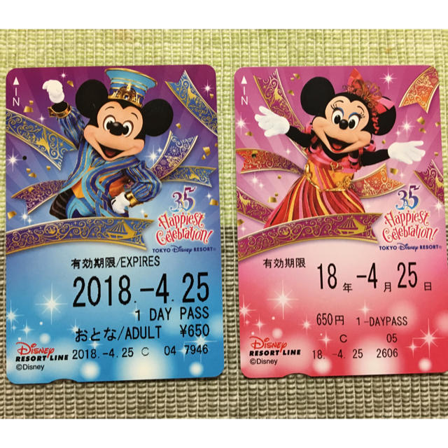 ディズニー リゾートライン フリー切符 フリーきっぷ