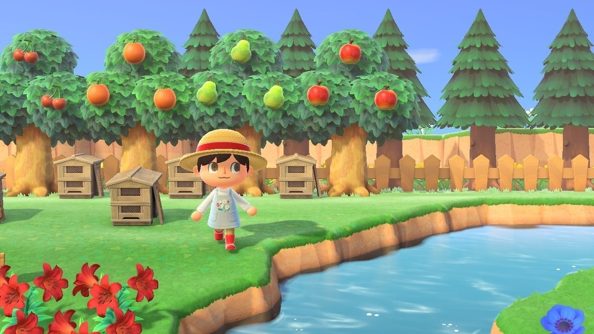 あつ森 超綺麗な果樹園の作り方！初心者でも簡単に島整備できる方法とコツを教えるぞ！ あつまれどうぶつの森 島クリエイター 島クリエイト