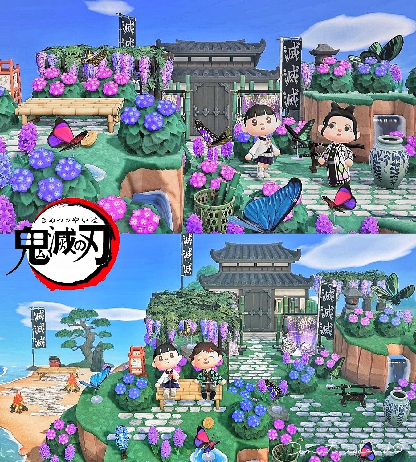 あつ森 鬼滅の刃マイデザインと夢番地紹介 あつまれどうぶつの森- ゲームウィズ