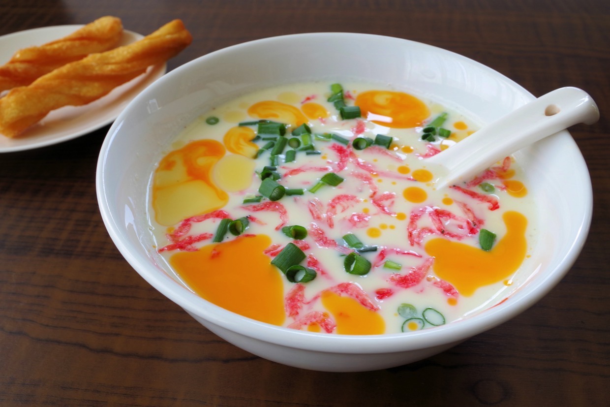 注ぐだけで簡単！台湾の人気朝食メニュー「鹹豆漿 シェントウジャン 」 -