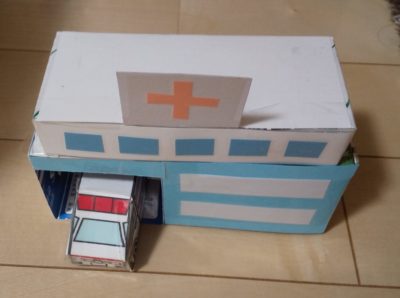 トミカタウン 手作り 牛乳パックTikTok