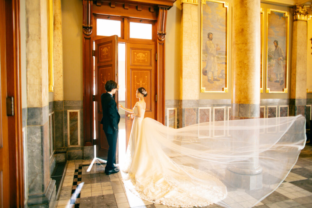 大阪チャペルフォトプラン前撮り 後撮り