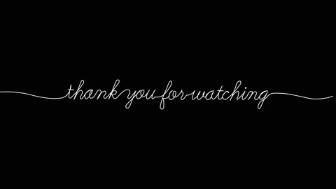 Thank You For Watching video