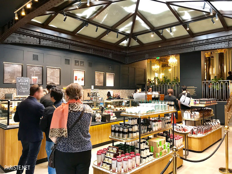 海外スタバ 内装が豪華絢爛✨パリのスターバックス オペラ店❁スミレのDisneyと空の旅